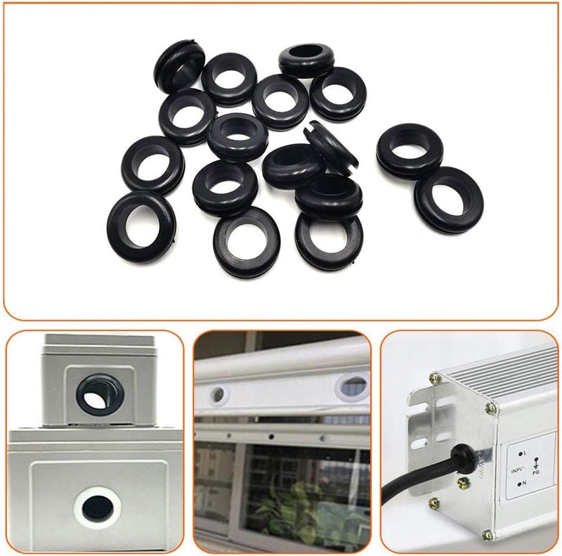 EASYEAH Store Rubber Grommets for Wiring 1-3/8 in Panel Hole, 1-3/16 in ID Firewall Grommet Automotive Eyelet Ring Gasket Hole Grommets for Metal Electric Box, Wire Cable Hose Protection, 8 Pcs, 30x35 mm - Image 5